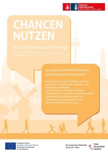 ESF Plakat Qualifizierung Föz Sprachförderung
